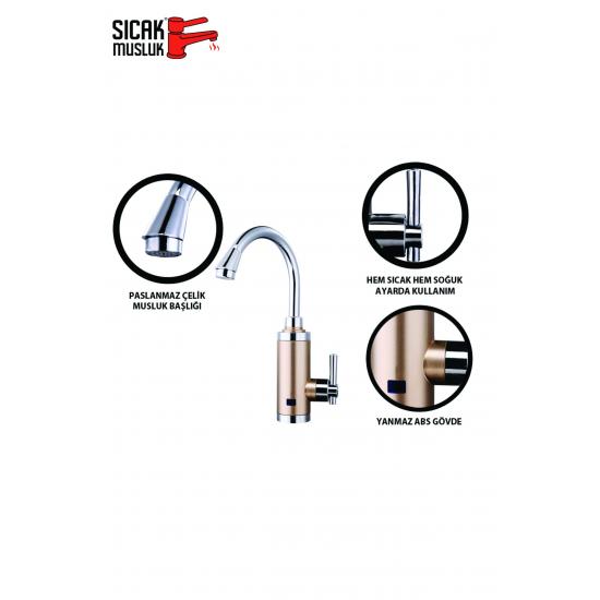 Sıcak Musluk ASG-4G Rose Gold
