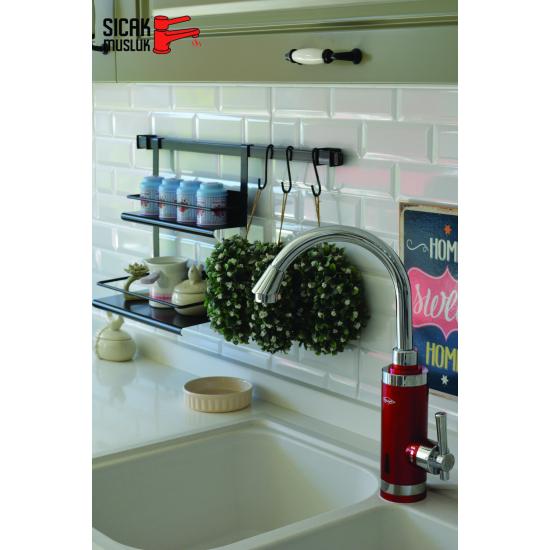 Sıcak Musluk ASG-4K Kırmızı