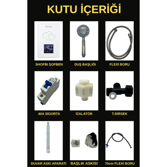 Shofbi Akıllı Şofben SH-1B Beyaz