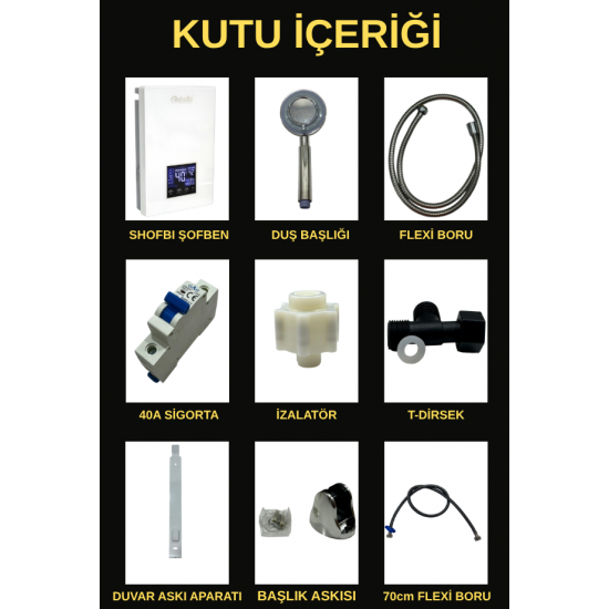 Shofbi Akıllı Şofben SH-3B Beyaz