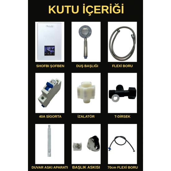 Shofbi Akıllı Şofben SH-3S Gümüş