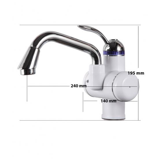 Sıcak Musluk ASG-2P Siyah