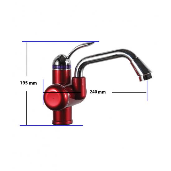Sıcak Musluk ASG-2K Kırmızı