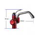 Sıcak Musluk ASG-2K Kırmızı