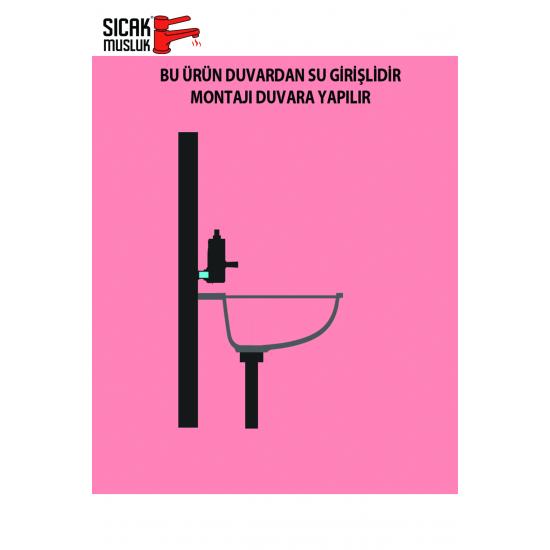 Sıcak Musluk DSG-5P Siyah