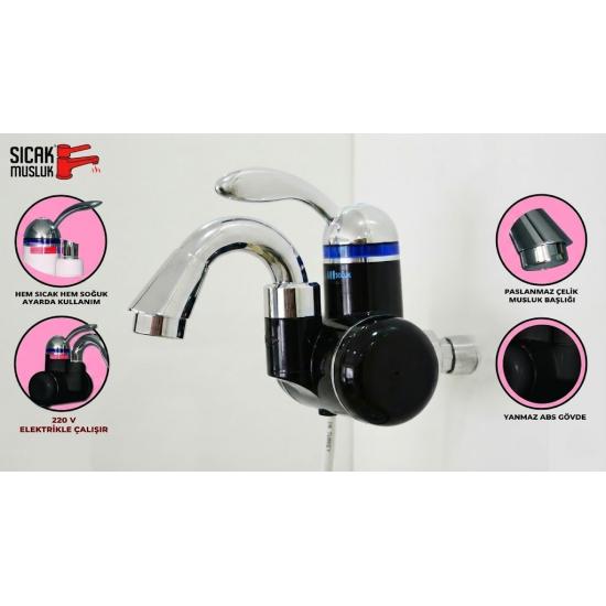 Sıcak Musluk DSG-5P Siyah