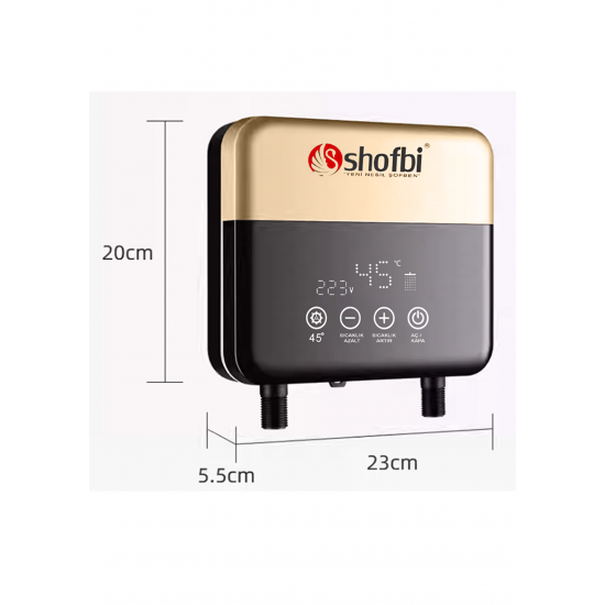 Shofbi Akıllı Lavabo Şofbeni SH-4G Altın